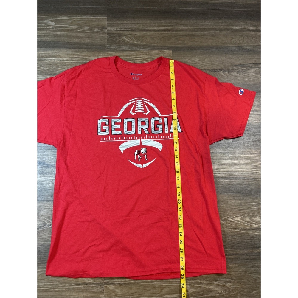 Champion Georgia Bulldogs Red Graphic T Shirt - Picture 4 of 5